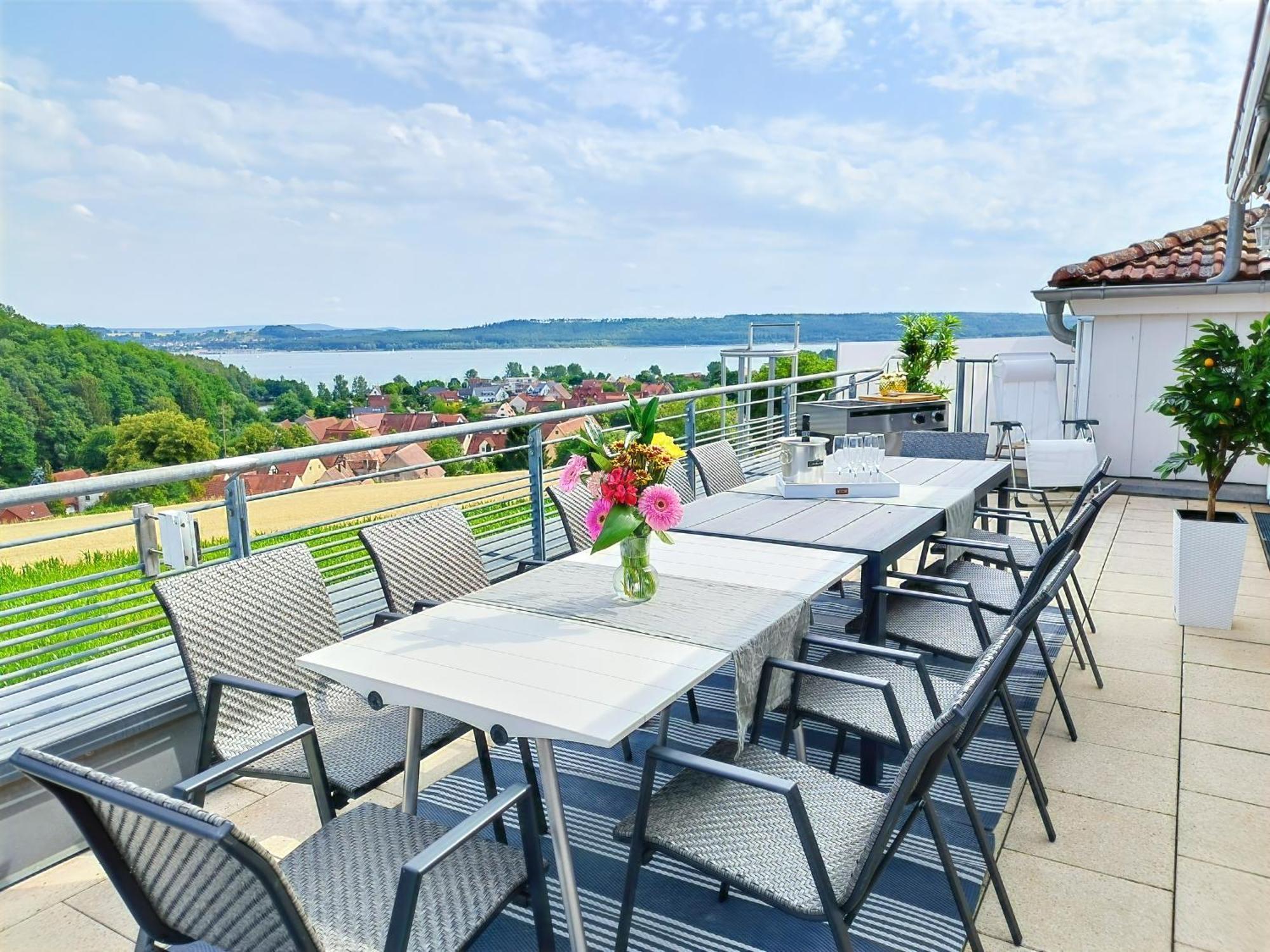 Seeblickapartment Fuer Bis Zu 12, Nuernberg & Schwabach In 30-35 Minuten Zu Erreichen, Sauna, Arbeitsplatz, Dachterrasse & Grill Spalt Eksteriør bilde